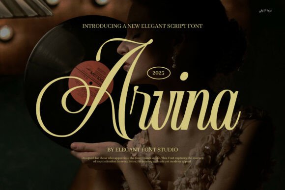 Arvina: The Elegant Script Typeface for Thoughtful Editorial Design