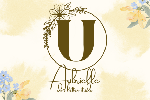 Aubrielle Monogram: A Timeless Script Font for Engaging Digital Campaigns