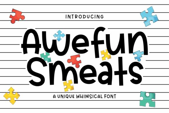 Awefun Smeats: A Script Font Built for Creative Play