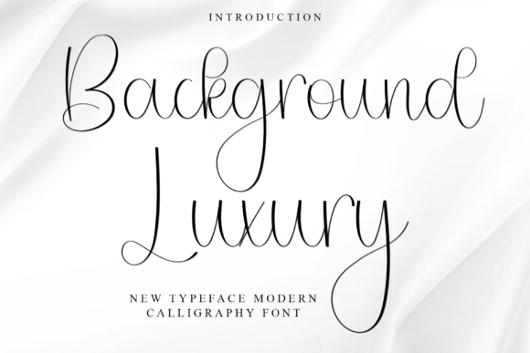 Background Luxury: A Festive Typeface for Digital Enchantment