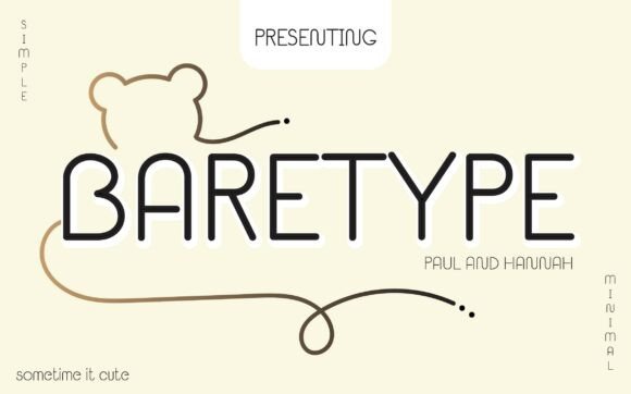 Baretype by Ph: A Modern Font for a Clear Brand Voice