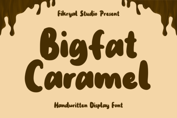 Bigfat Caramel: The Friendly Handwritten Font for Casual Branding