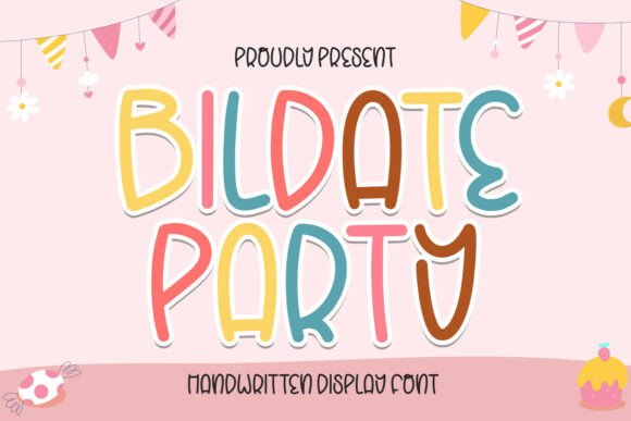Bildate Party: A Playful Handwritten Font for Editorial Charm