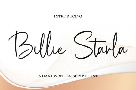 Billie Starla: The Script Font That Elevates Campaign Visuals