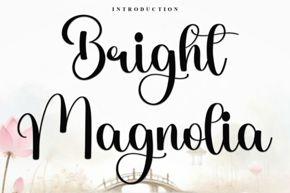 Bright Magnolia: The Enchanting Font for Scroll-Stopping Holiday Marketing