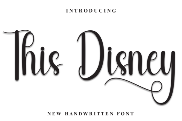 Bringing Elegance & Playfulness to Life with the This Disney Font
