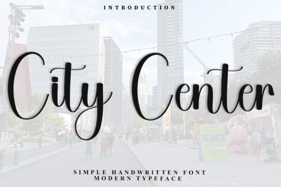City Center: A Timeless Handwritten Font for Editorial Design