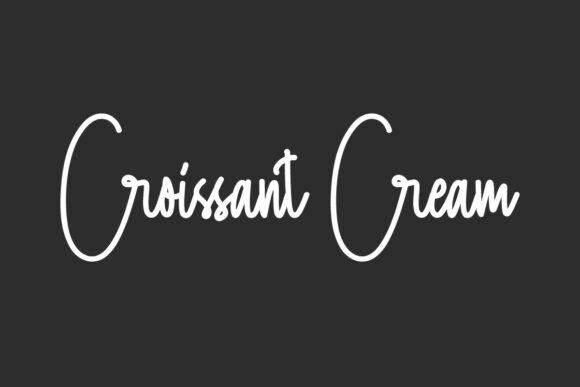 Croissant Cream: A Charming Handwritten Font for Editorial Mood
