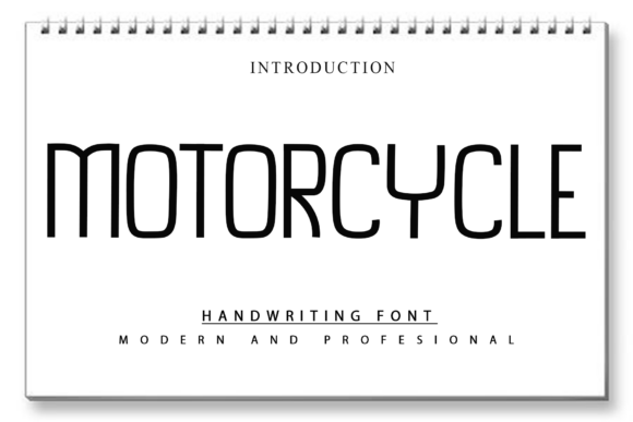 Discover the Gentle Charm of Motorcycles Font