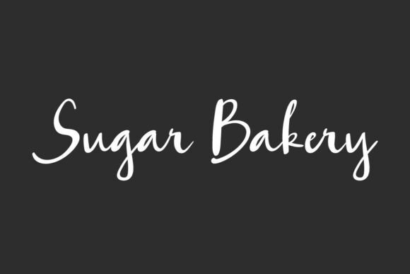 Embracing the Artisanal Touch: Sugar Bakery Font in Digital Design