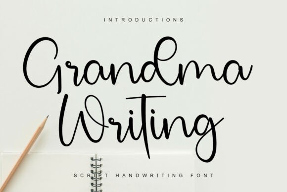 Grandma Writing: A Charming Font for Crafters and Makers
