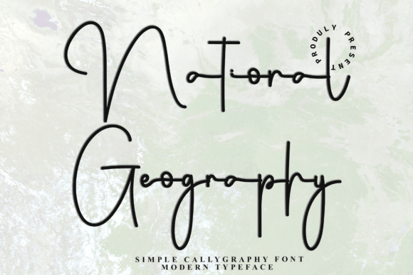 National Geography: A Festive Typeface for Crafters and Makers