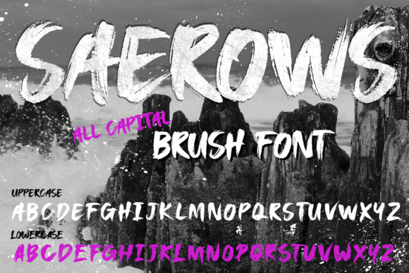 Searows: The Campaign-Ready Brush Typeface That Grabs Attention