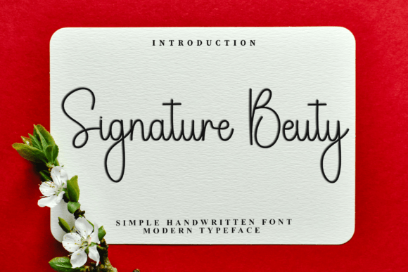 Signature Beauty: A Craft-First Script Font for Your Products