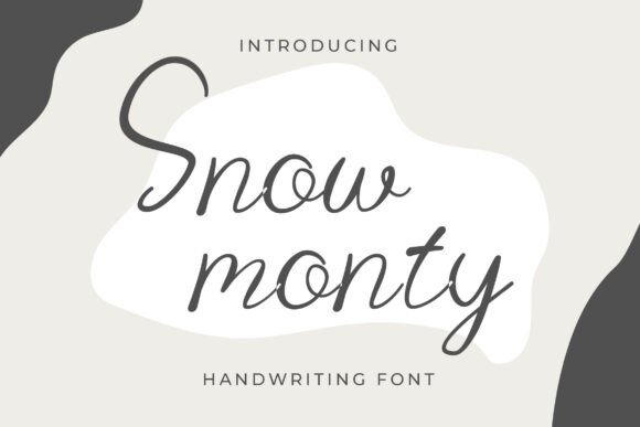 Snow Monty: A Warm Script Font for Your Brand's Personal Touch