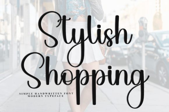 Stylish Shopping: A Versatile Script Font for Business Branding