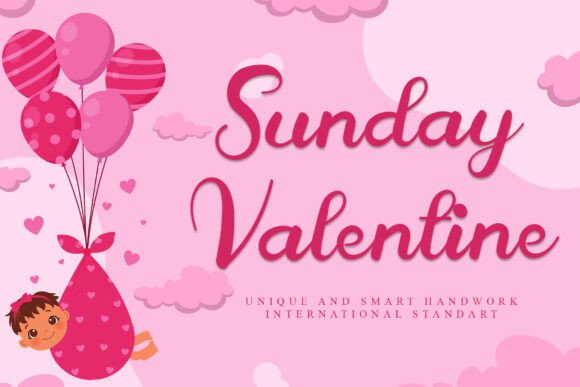 Sunday Valentine: The Elegant Script Font for Digital Brand Identity