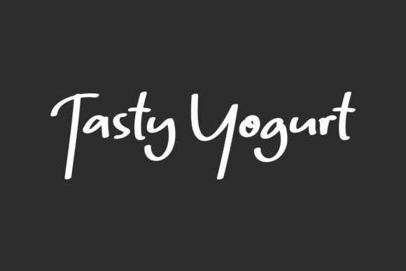 Tasty Yogurt Font: A Friendly Choice for Your Brand's Visual Upgrade