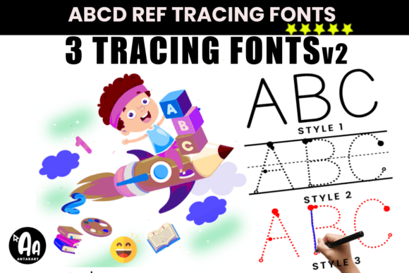 The Abcd Ref Tracing Dotted Font for Clear Campaign Messaging