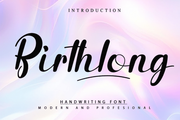 Using the Birthlong Script Font for Modern Web Design