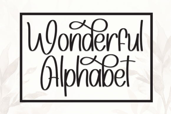 Wonderful Alphabet: A Versatile Script Font for Your Brand