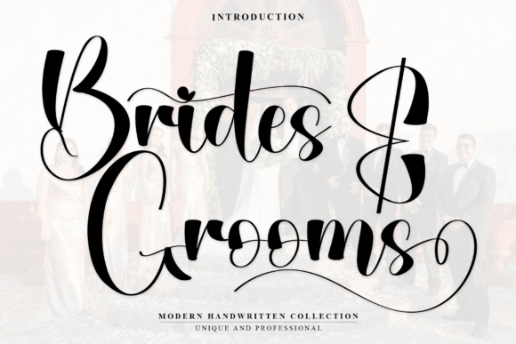 Your Handmade Business Deserves the Brides Grooms Font